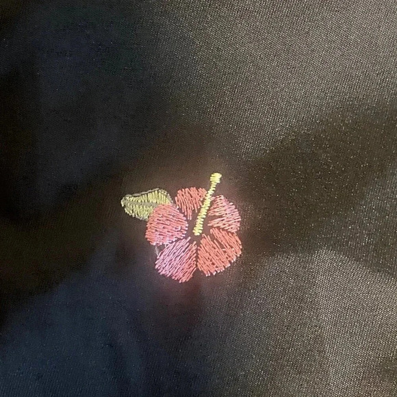 Coral Bay Embroidered Golf Shorts Black Women's Size 10 - Picture 7 of 7